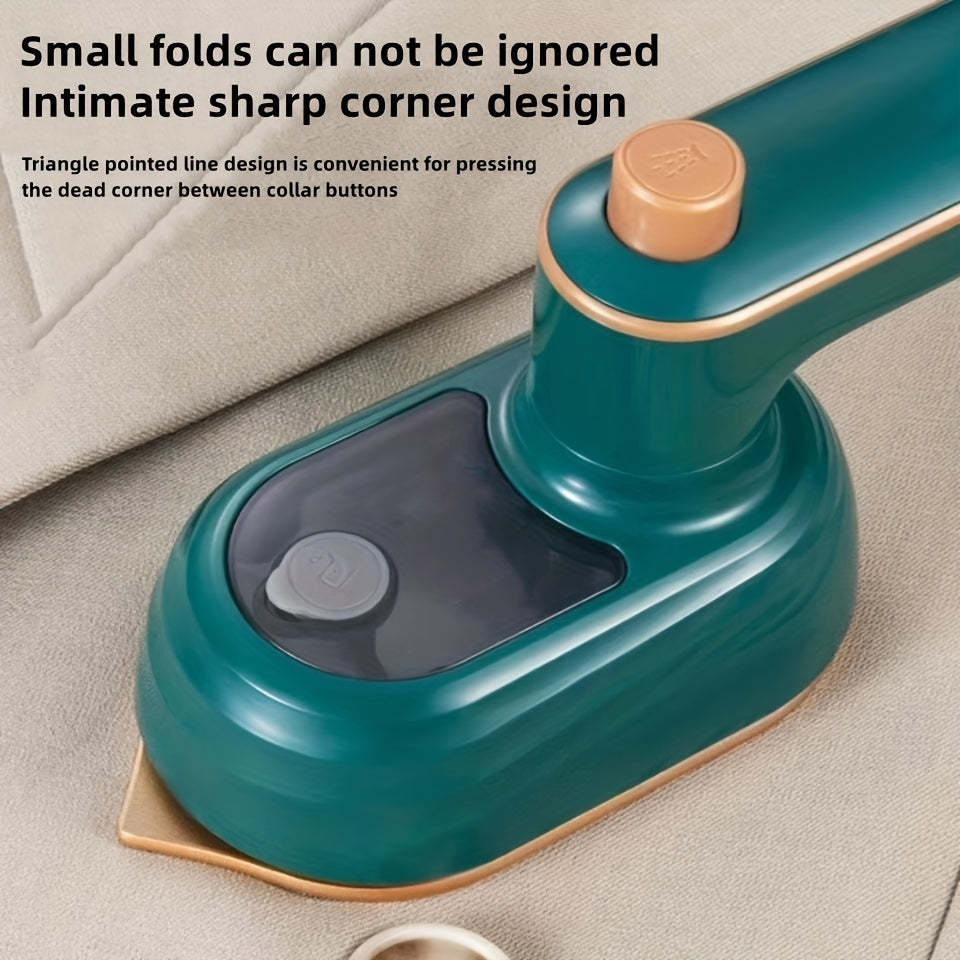 1pc, Portable Mini Ironing Machine - 180°Rotatable Handheld Steam Iron For Travel - Foldable And Professional - Essential Cloth Care Tool