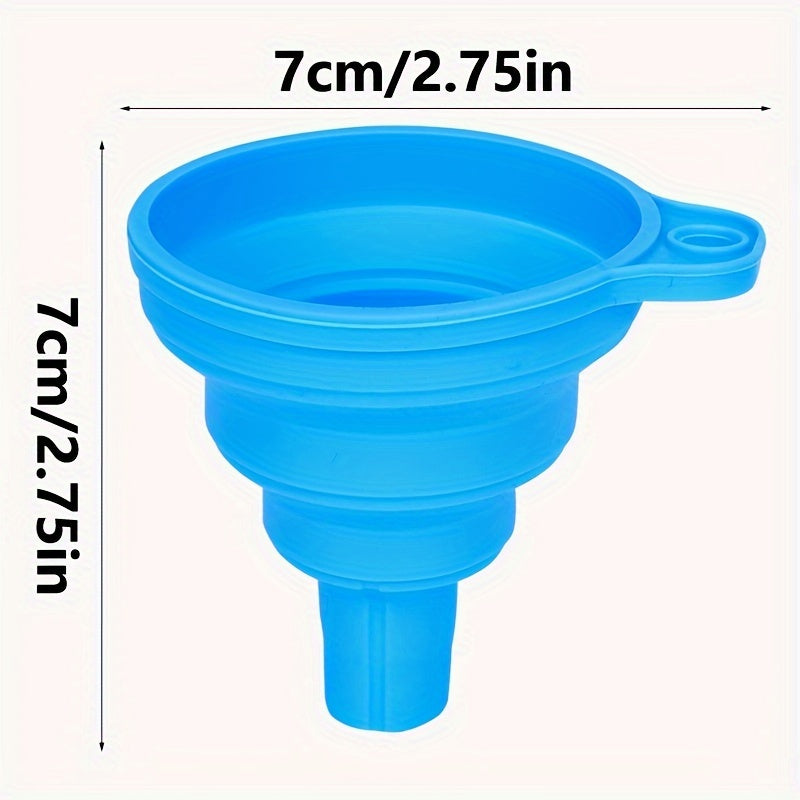 Universal Silicone Long Neck Telescopic Funnel - Funnels for Easy Oil Changes, Spill-Free Pouring, and Mess-Free Car Maintenance with Extended Reach and Flexible Design