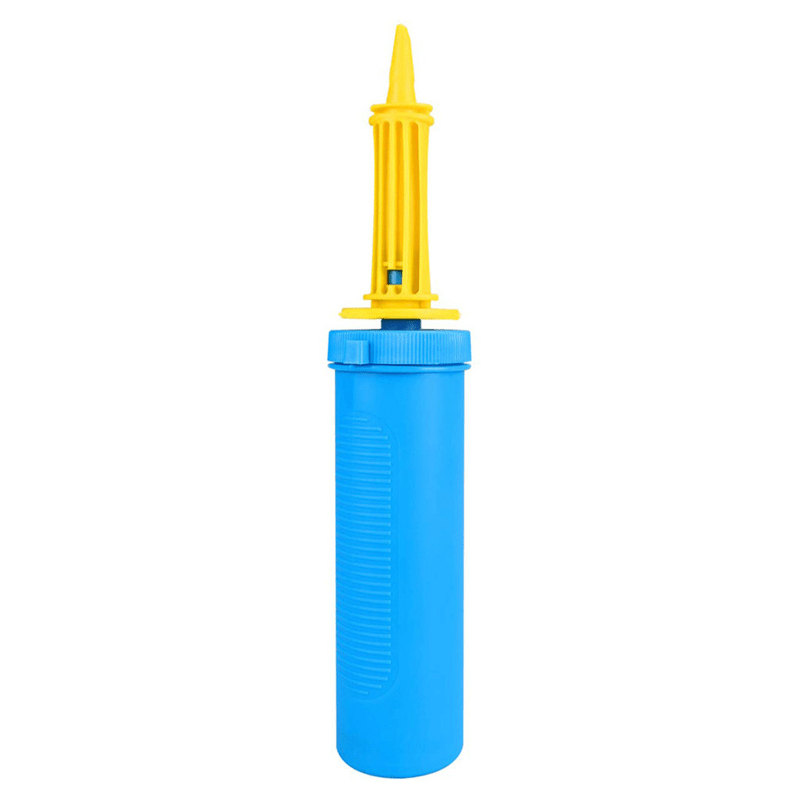 1pc Blue High Quality Two-Way Pump Balloon Accessory, Time-Saving And Convenient, Ideal Party Decorating Partner Halloween, Thanksgiving And Christmas Gift Easter Gift, Easter Room Decor