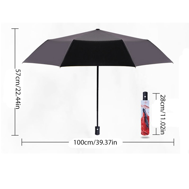 2022 Automatic Umbrella Sun Rain UV Protection Windproof Beach Umbrella Foldable Portable Umbrella