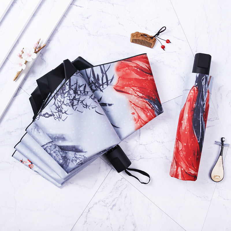2022 Automatic Umbrella Sun Rain UV Protection Windproof Beach Umbrella Foldable Portable Umbrella