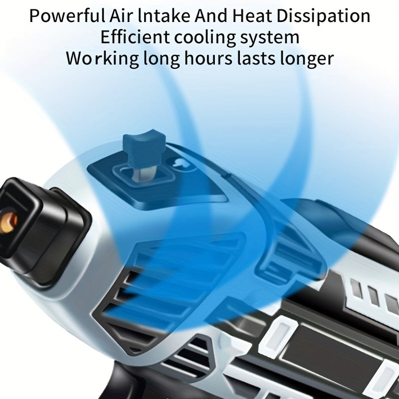 Handheld Arc Welder - 110V Semi-Automatic, Digital Intelligent Current Control, Fits 2.5mm Electrodes, US Plug