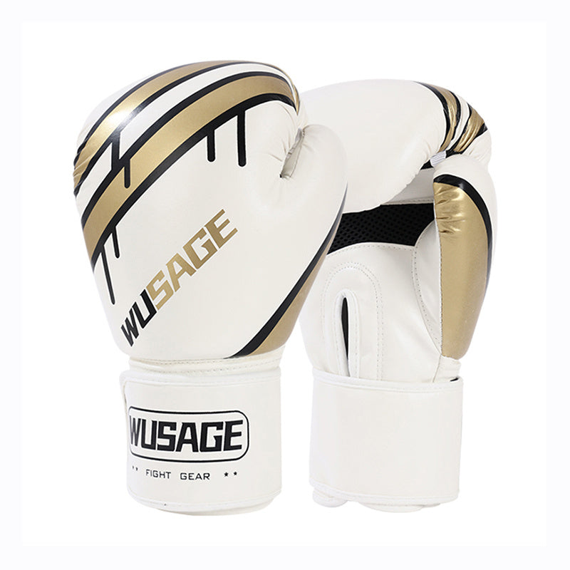 Professional Sparring Gloves 6 8 10 12 Oz, Competition Boxing Fighter Glove, Padded Wrist Support, Kickboxing Fighting Training