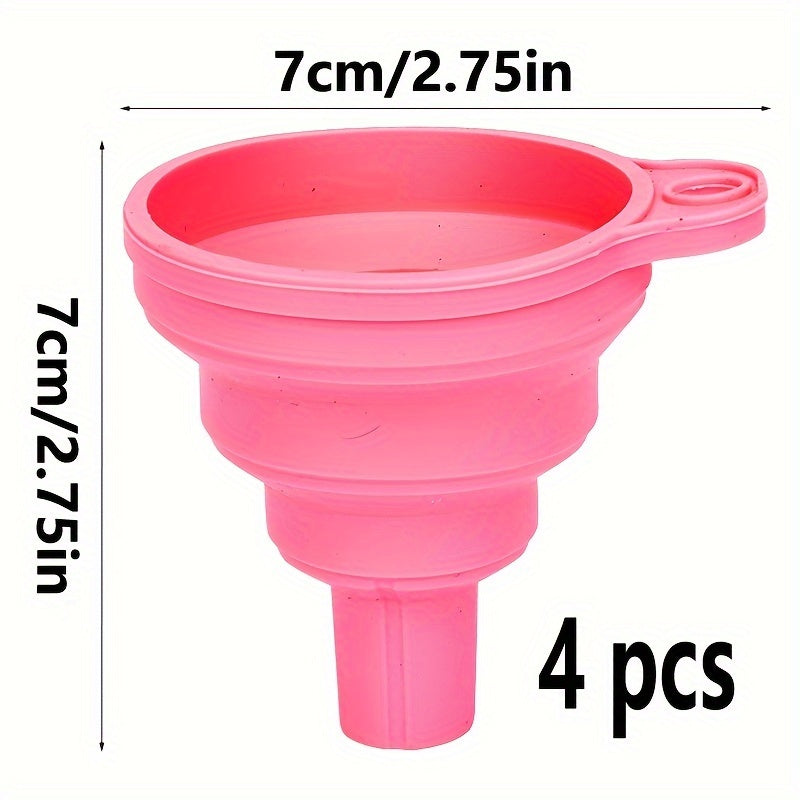 Universal Silicone Long Neck Telescopic Funnel - Funnels for Easy Oil Changes, Spill-Free Pouring, and Mess-Free Car Maintenance with Extended Reach and Flexible Design