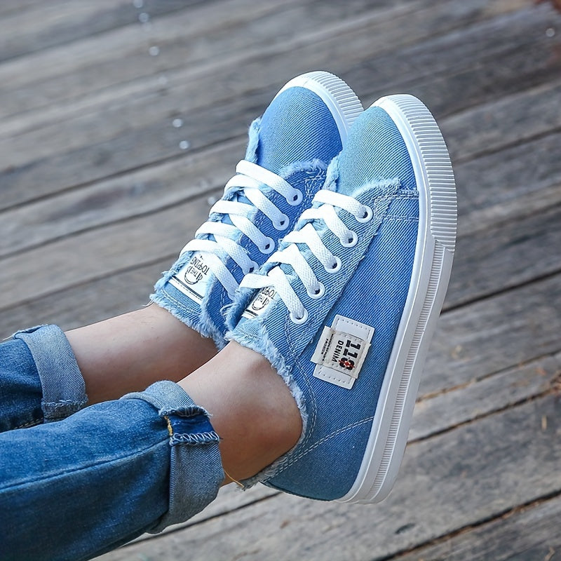 Women'S Casual Round Toe Solid Color Canvas Shoes, Small White, Flat Bottom, PVC Sole, Fabric Upper And Insole, Hand Wash, No Dry Clean, Spring, Autumn, All Season 2022
