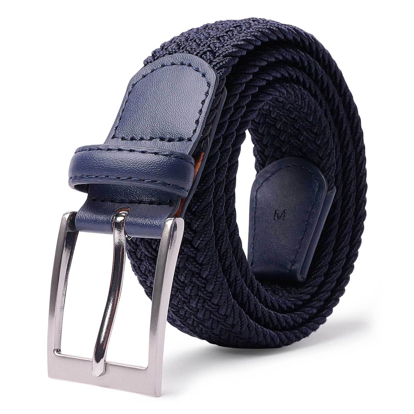 Braided Elastic Belt Woven Belts For Men, Casual Pants Jeans Belt For Outdoor Daily, Ideal choice for Gifts