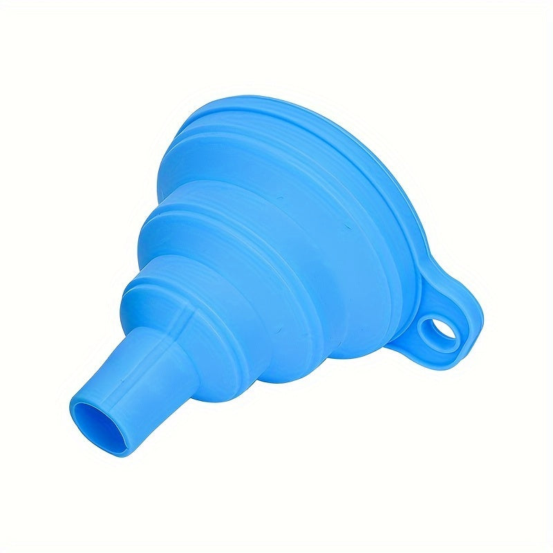 Universal Silicone Long Neck Telescopic Funnel - Funnels for Easy Oil Changes, Spill-Free Pouring, and Mess-Free Car Maintenance with Extended Reach and Flexible Design