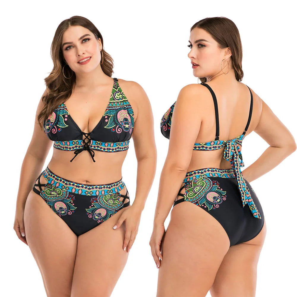 2023 Push Up Bikini Sets Swimwear Women Swimsuit Plus Larges Size Bathing Swimming Suits Beachwear For Famale Sexy Biquini Wear