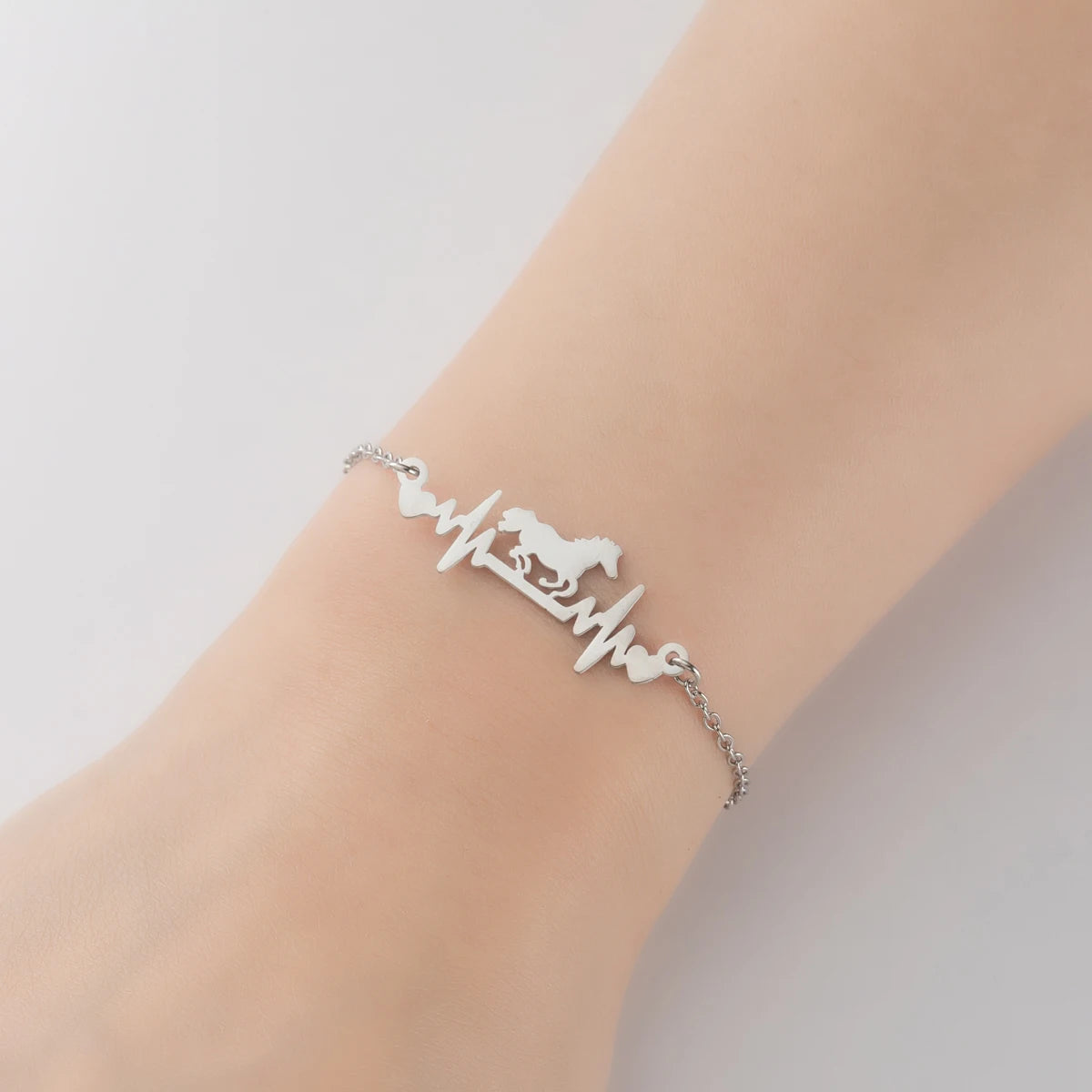 Lucky Cat Charm Bracelet Stainless Steel For Women Cheap Friendship Gifts Cute Animal Chain Bracelets Jewelry Pulseras Mujer