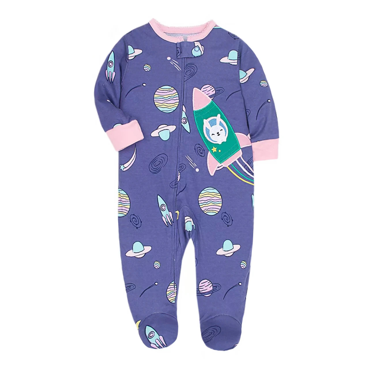 2023 Spring Autumn Baby Romper 100% Cotton Newborn Baby Clothes Long Sleeve Baby Girl Clothing Cartoon Jumpsuit Infant Clothes