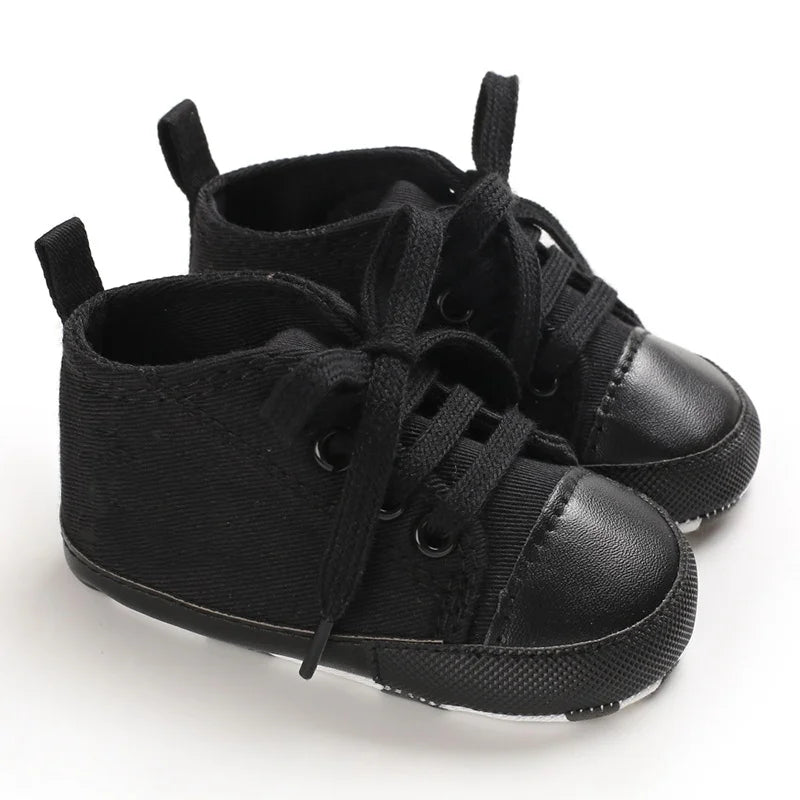 0-18 Months Newborn Baby Shoes Classic Fashion Casual Sports Shoes for Boys and Girls Non slip Soft Sole Walking Shoes