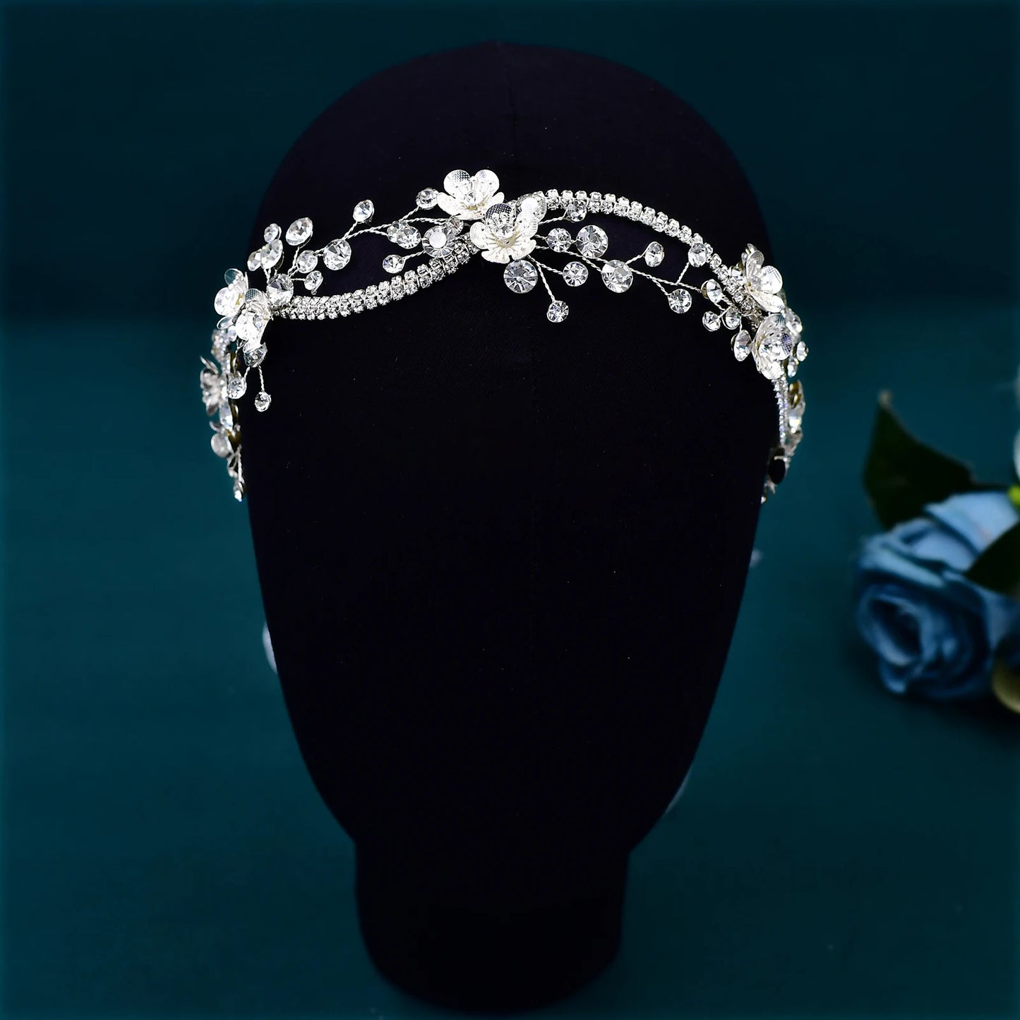 Bride Headbands Wedding Head Jewelry Crystal Pearl Hair Belt Bridal Hair Accessories Wedding Headdresses For Girlfriend HP573