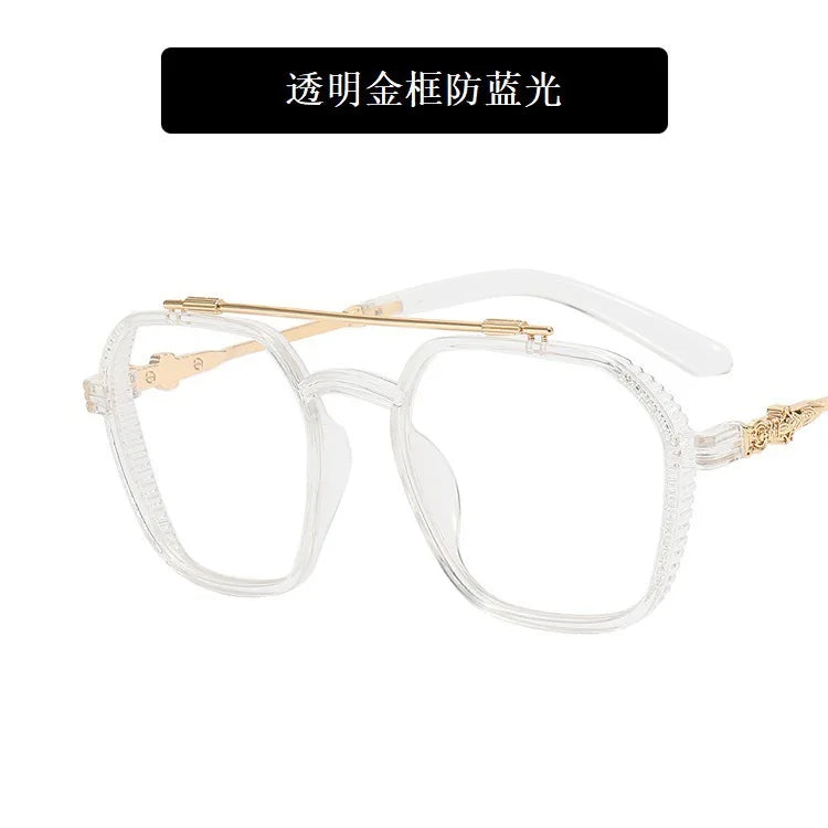 Anti Blue Light Flat Light Glasses Versatile Without Makeup Black Box Internet Celebrity Anti Radiation Ultra Light Glasses