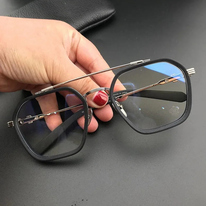 Anti Blue Light Flat Light Glasses Versatile Without Makeup Black Box Internet Celebrity Anti Radiation Ultra Light Glasses
