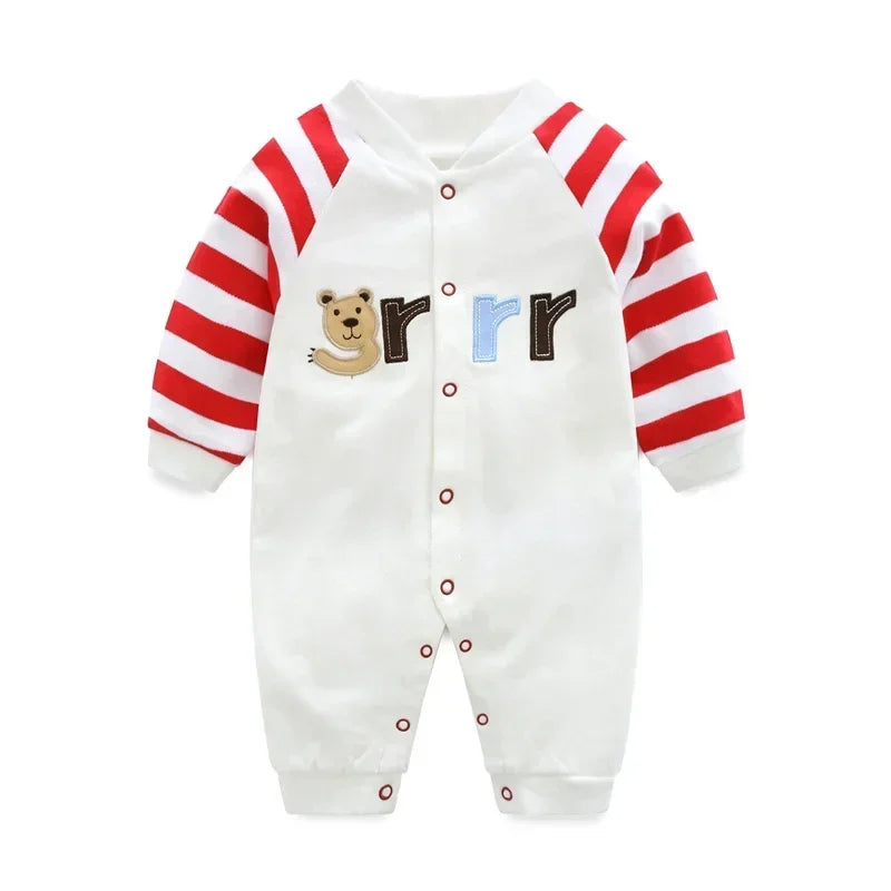2024 baby spring clothes 0 to 12 months cotton girls clothing Onesies Autumn newborn Comfortable baby jumpsuits baby boy rompers