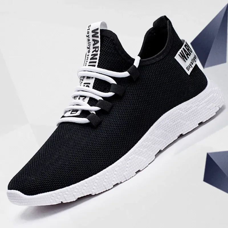 2023 Sneakers Light Set Feet Fly Woven Casual Mesh Summer Walking Fashion Solid Color Sports Vulcanized Men's Shoes