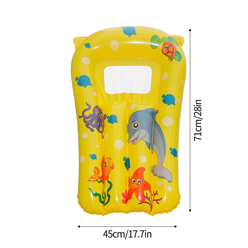 Inflatable Lawn Water Slide Summer Slip Waterslide Water Splash Play Toys with Build in Sprinkler Backyard Outdoor Fun for Kids