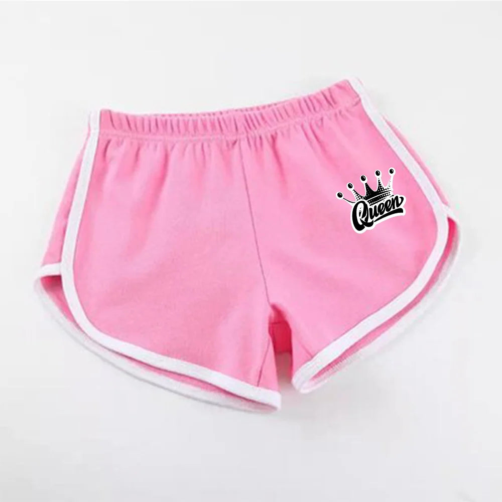 Women Queen Print Beach Shorts Gym Shorts Woman Summer 2024 Women's Summer Clothing Women's Sumer Clothes Short Female Pants