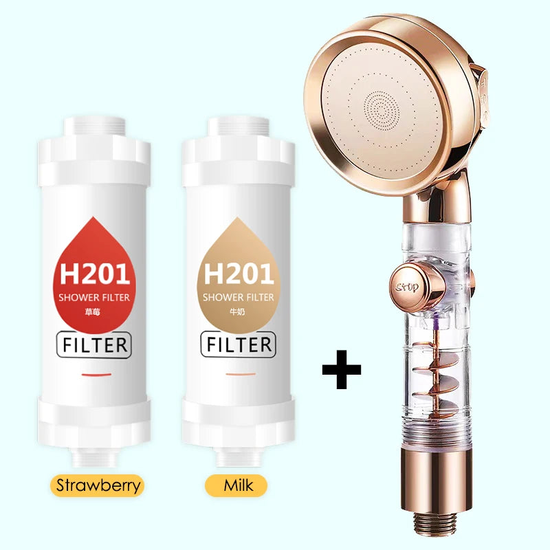 Skin Fragrance Shower Filter Vitamin C Shower Head Filter Water Softener Scented Shower Head Improve Hair Bathroom Accessories