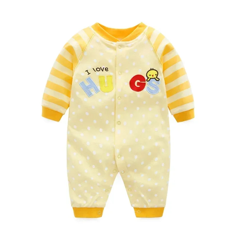 2024 baby spring clothes 0 to 12 months cotton girls clothing Onesies Autumn newborn Comfortable baby jumpsuits baby boy rompers
