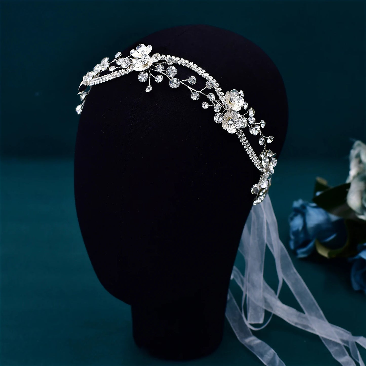 Bride Headbands Wedding Head Jewelry Crystal Pearl Hair Belt Bridal Hair Accessories Wedding Headdresses For Girlfriend HP573