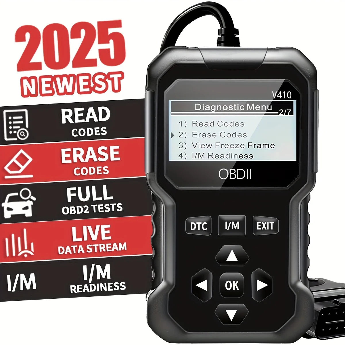 Car Obd2 Scanner Diagnostic Tool Code Reader Engine Fault Code Reader Scanner Can Diagnosis All Obd Ii in 1996 Agreement Car Scanning Tool