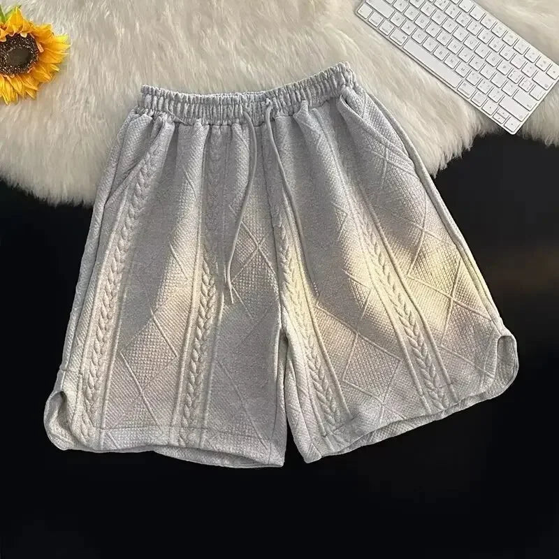 2024 Men's Clothing Polo Shirt Short Sleeve T-shirt Shorts Set Summer Trendy Loose-fit Top Shorts Suit For Men ropa hombre