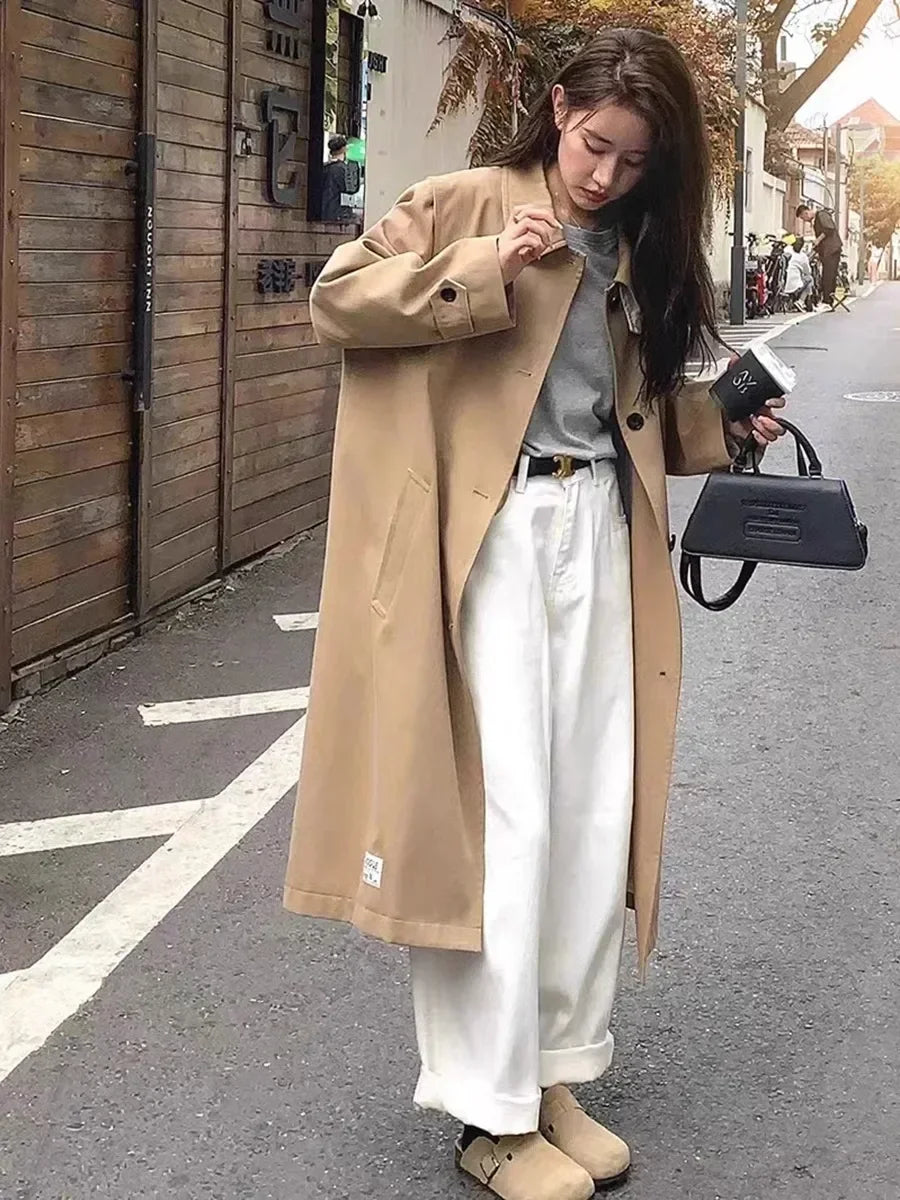 ZOENOVA 2024 New Straight Jeans Women White Plus size High Waist Loose Wide Leg Pants Spring Baggy Korean Fashion Pants