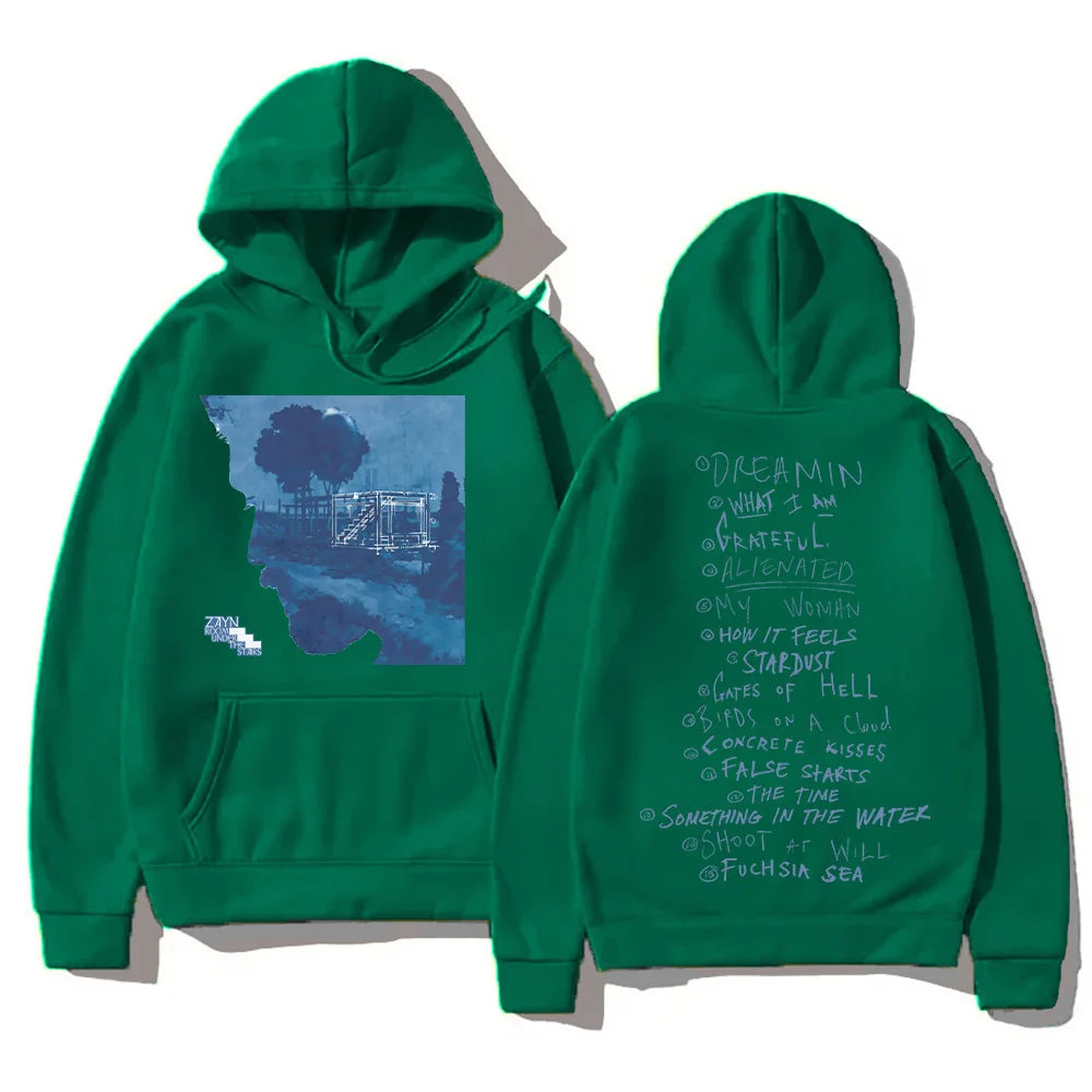 Zayn Room Under The Stairs New Album Hoodie Zayn Malik New Design Sweatshirt Autumn Winter Large Clothes Fashion Unisex Pullover