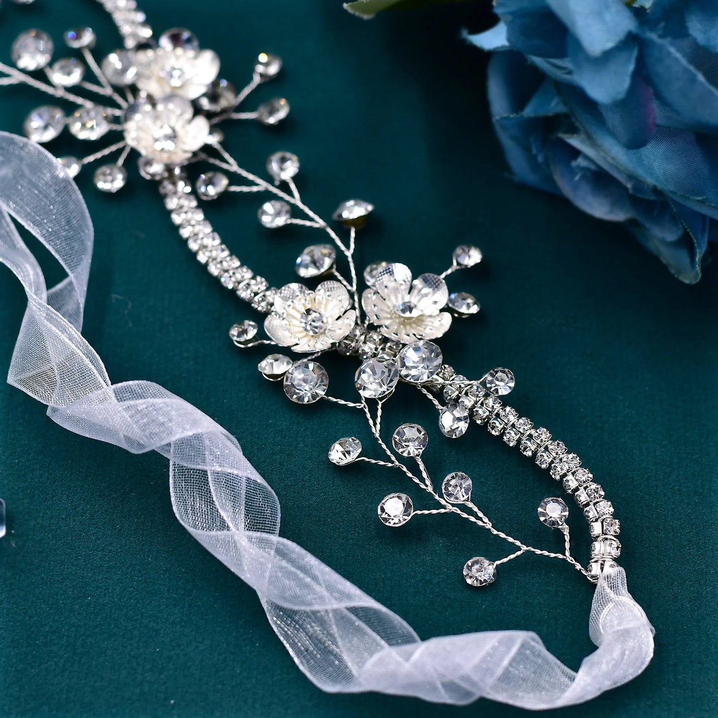 Bride Headbands Wedding Head Jewelry Crystal Pearl Hair Belt Bridal Hair Accessories Wedding Headdresses For Girlfriend HP573