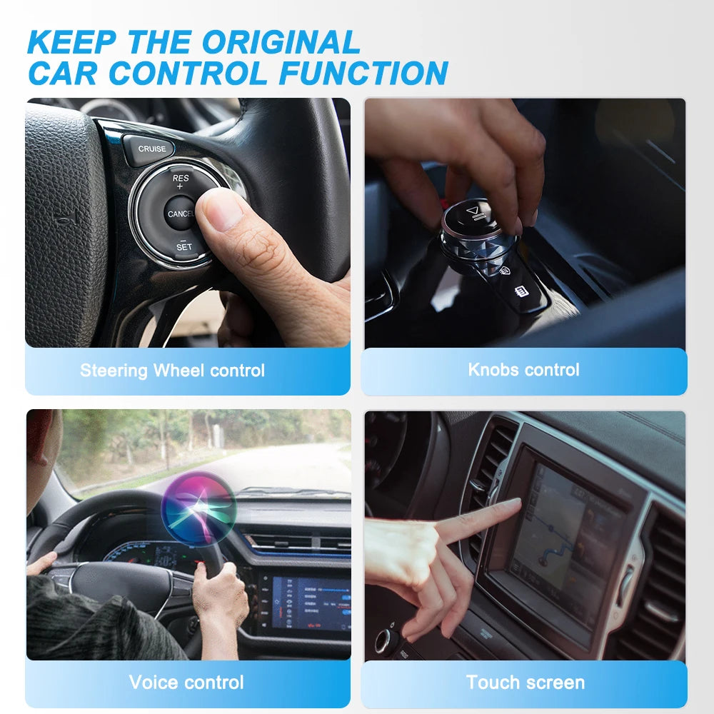 New Wired to Wireless CarPlay and Android Auto 2 in 1 Mini Adapter 5GHz WiFi5 for 99% Original Wired CarPlay/Auto Cars