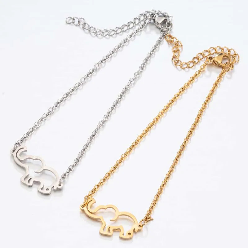 Lucky Cat Charm Bracelet Stainless Steel For Women Cheap Friendship Gifts Cute Animal Chain Bracelets Jewelry Pulseras Mujer