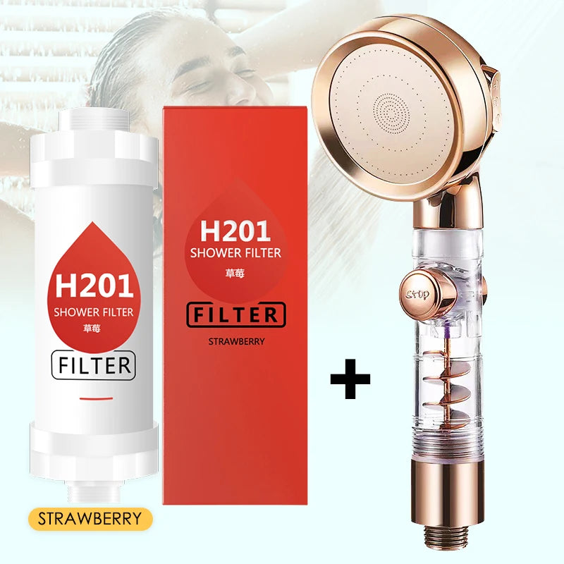 Skin Fragrance Shower Filter Vitamin C Shower Head Filter Water Softener Scented Shower Head Improve Hair Bathroom Accessories