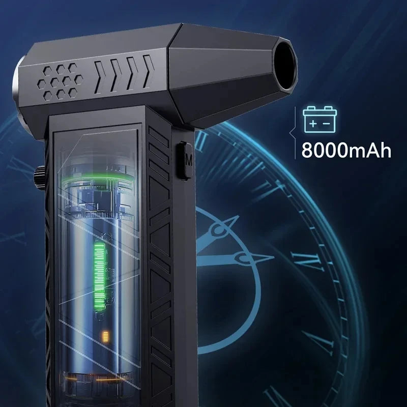 Xiaomi 390000RPM Violent Fan Powerful Air Blower 58m/s Vacuum Dust Cleaner Charging Strong Winds Brushless Turbo Jet Blower Dry