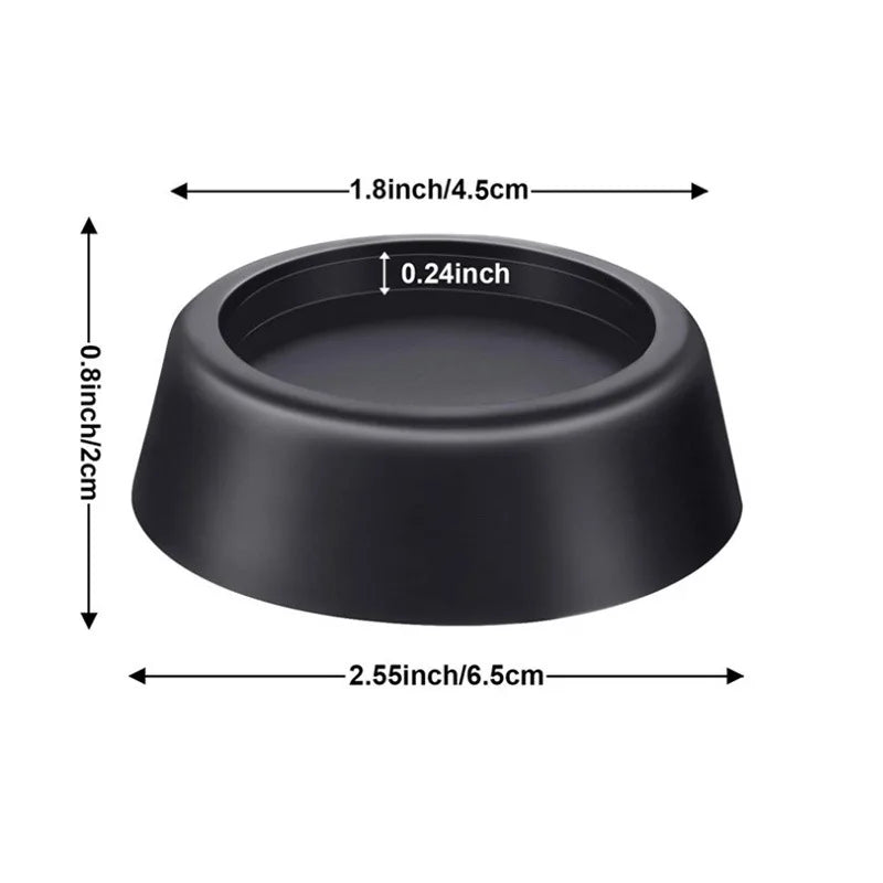 Universal anti-slip mat for washing machine base, shock absorption, table furniture, home appliances, silent balance, 4PCs