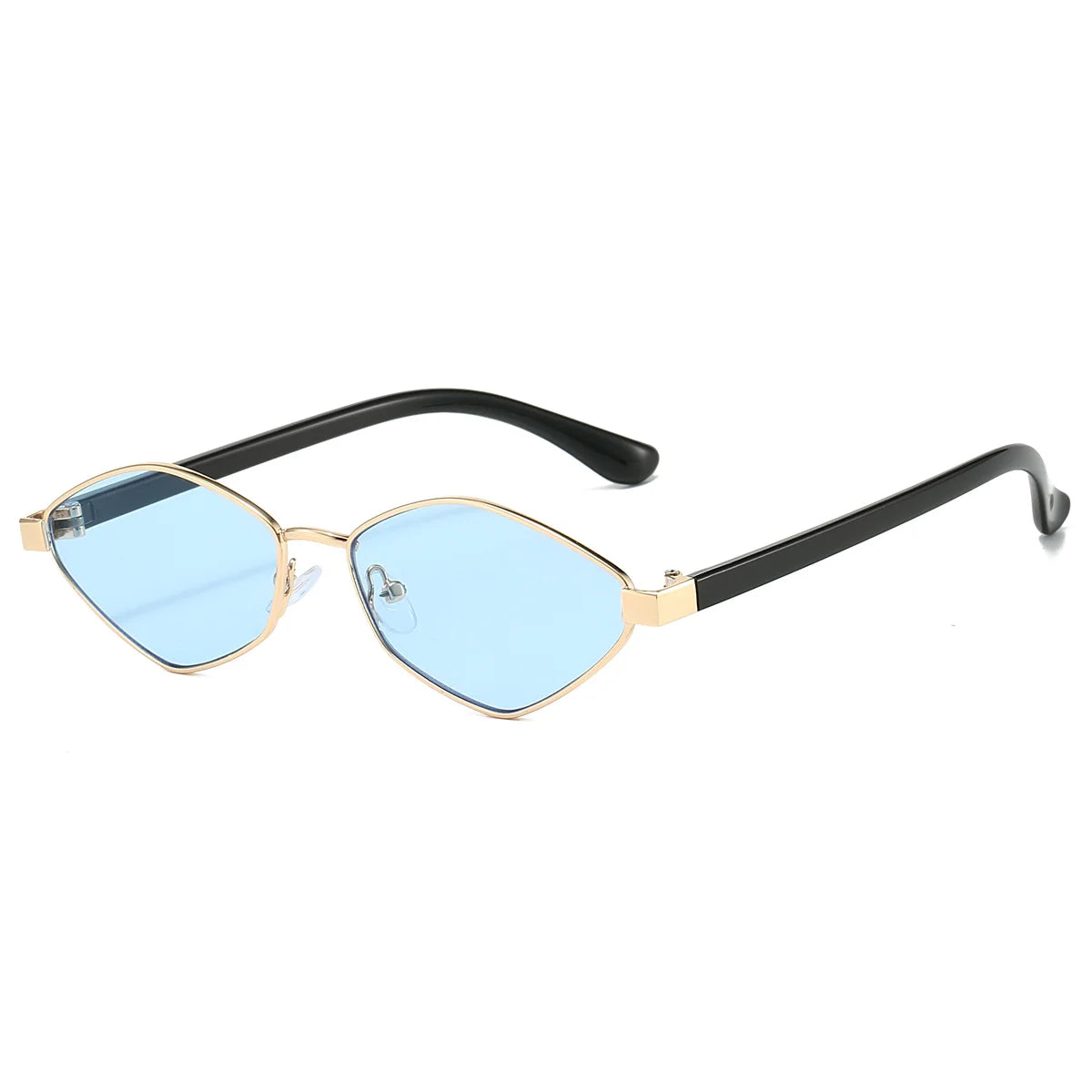 KAMMPT Vintage Polygon Sunglasses Men New Fashion Ocean Lenses Gradient Shades Trendy Retro Brand Design Travelling Sun Glasses