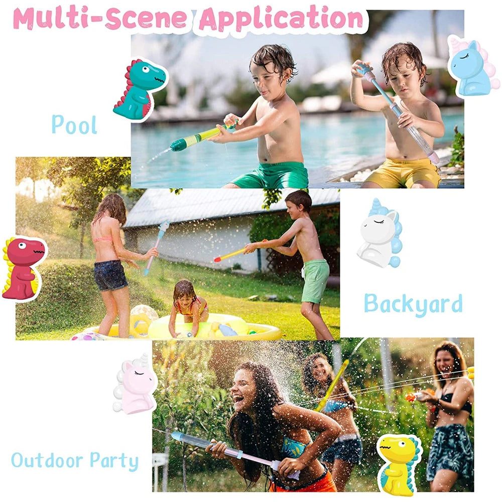 1PC Kids Water Gun Fireworks Outdoor Splash Games for Pool Lawn Activities Summer Interactive Water Spray Toys Photography Props