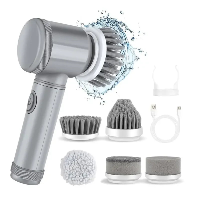 Xiaomi 6-in-1 Electric Cleaning Brush Home Appliances Wireless Electric Floor Scrubber Replaceable Brush Head Bathroom Kitchen