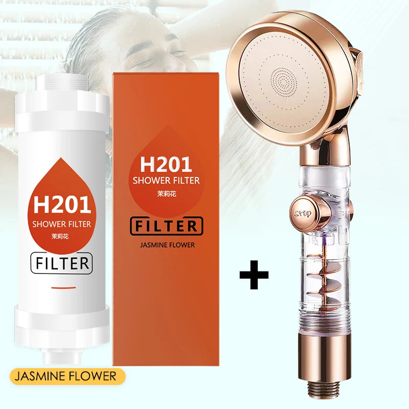 Skin Fragrance Shower Filter Vitamin C Shower Head Filter Water Softener Scented Shower Head Improve Hair Bathroom Accessories