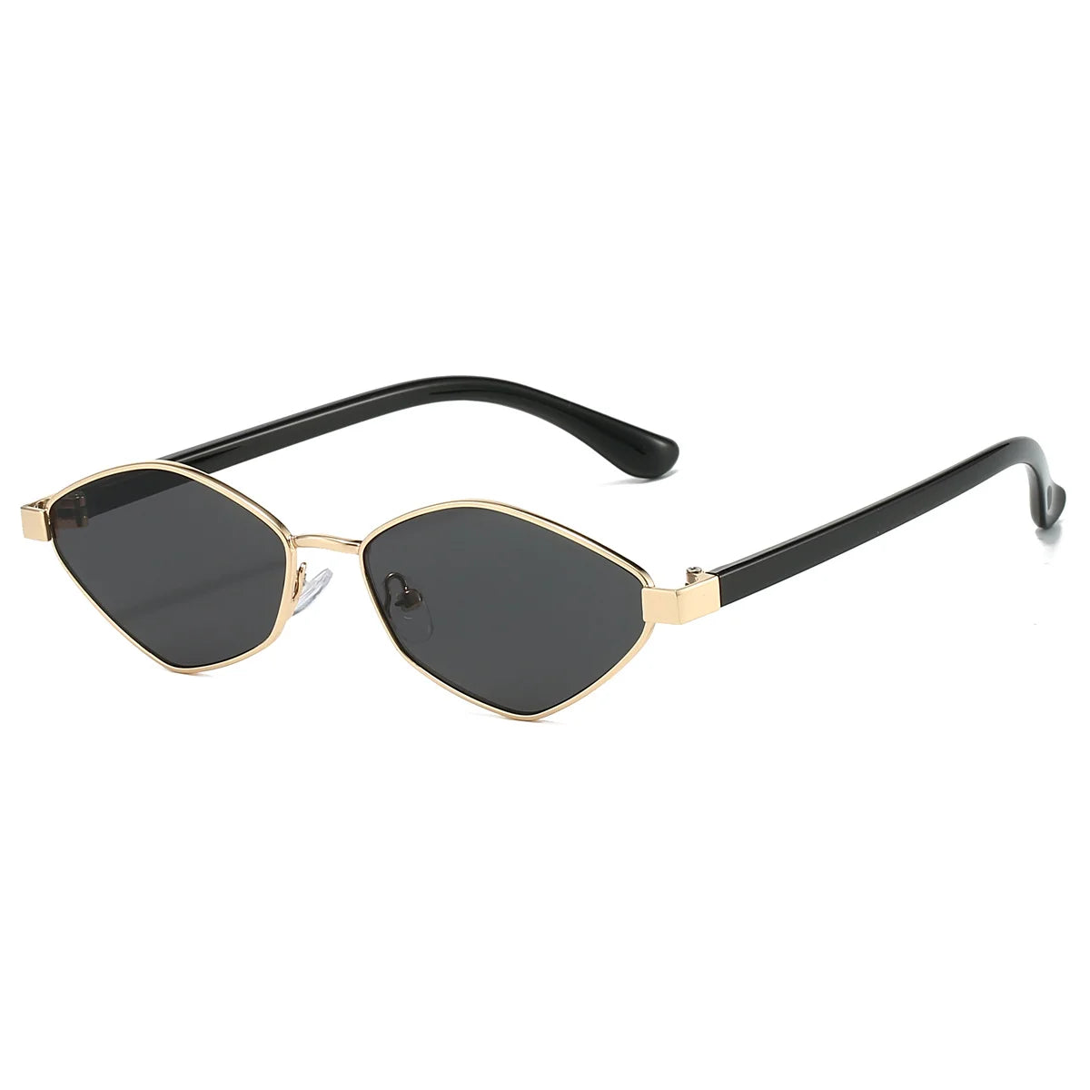 KAMMPT Vintage Polygon Sunglasses Men New Fashion Ocean Lenses Gradient Shades Trendy Retro Brand Design Travelling Sun Glasses