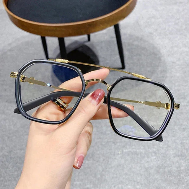 Anti Blue Light Flat Light Glasses Versatile Without Makeup Black Box Internet Celebrity Anti Radiation Ultra Light Glasses