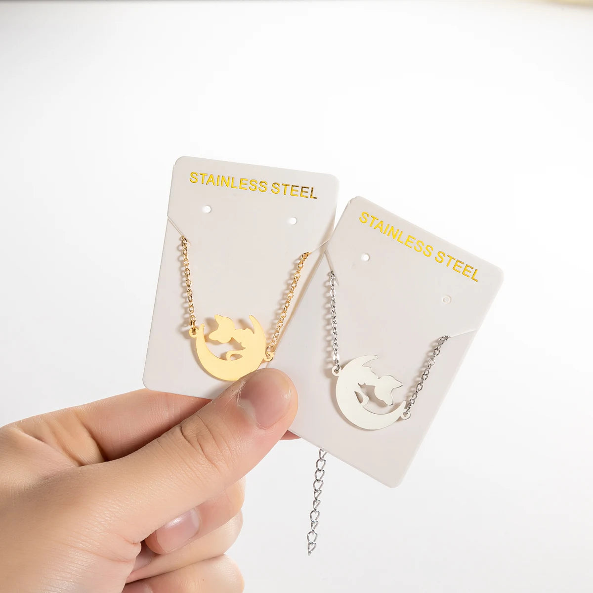 Lucky Cat Charm Bracelet Stainless Steel For Women Cheap Friendship Gifts Cute Animal Chain Bracelets Jewelry Pulseras Mujer