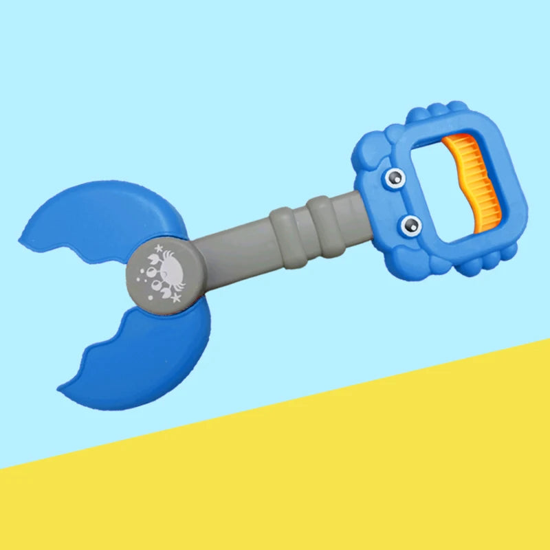 Children's beach toy, lobster, dinosaur toy clip, male and female crab foot pliers, robotic arm, beach dredging shovel set