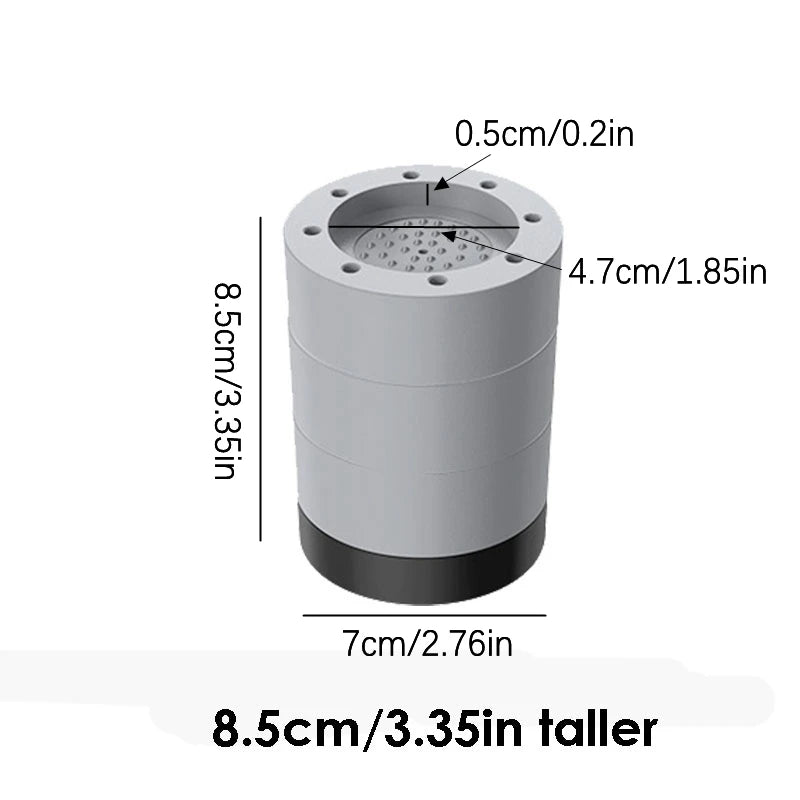 Universal anti-slip mat for washing machine base, shock absorption, table furniture, home appliances, silent balance, 4PCs