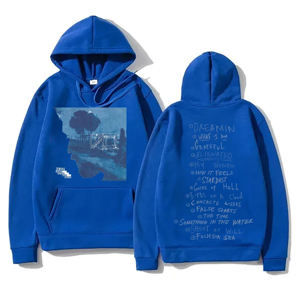 Zayn Room Under The Stairs New Album Hoodie Zayn Malik New Design Sweatshirt Autumn Winter Large Clothes Fashion Unisex Pullover