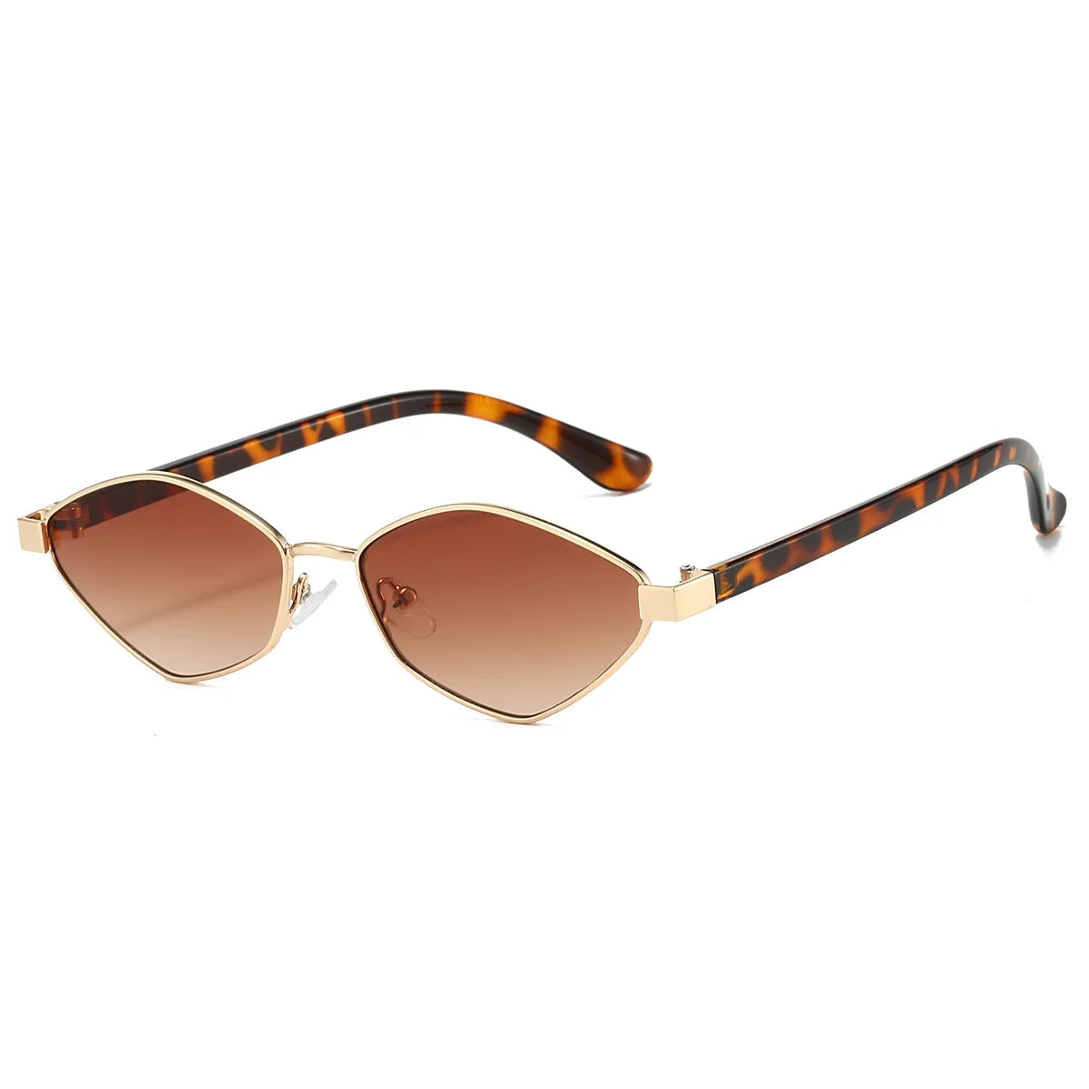 KAMMPT Vintage Polygon Sunglasses Men New Fashion Ocean Lenses Gradient Shades Trendy Retro Brand Design Travelling Sun Glasses