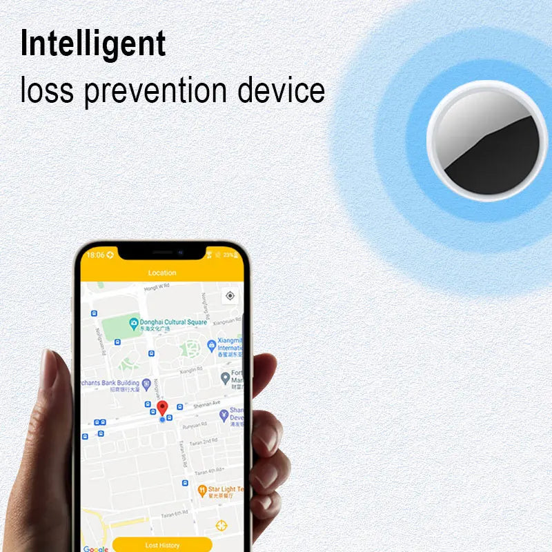 GPs For App Phone Airtage Bluetooth Tag Find My app Anti-lose Tracker SoundLocate Message Reminder Alarm Key Finder Pet GPS Loct