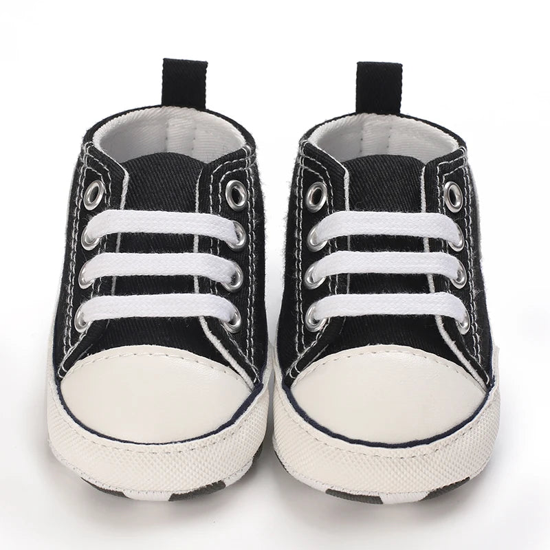 0-18 Months Newborn Baby Shoes Classic Fashion Casual Sports Shoes for Boys and Girls Non slip Soft Sole Walking Shoes