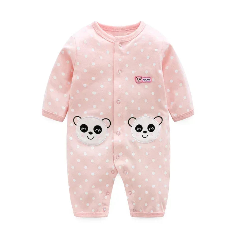 2024 baby spring clothes 0 to 12 months cotton girls clothing Onesies Autumn newborn Comfortable baby jumpsuits baby boy rompers