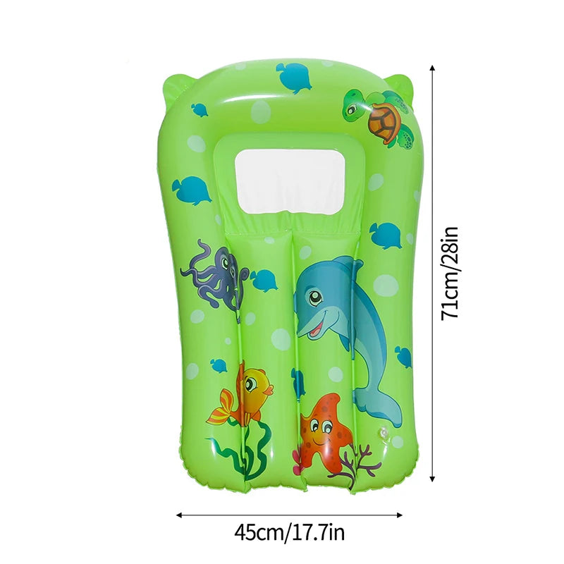 Inflatable Lawn Water Slide Summer Slip Waterslide Water Splash Play Toys with Build in Sprinkler Backyard Outdoor Fun for Kids